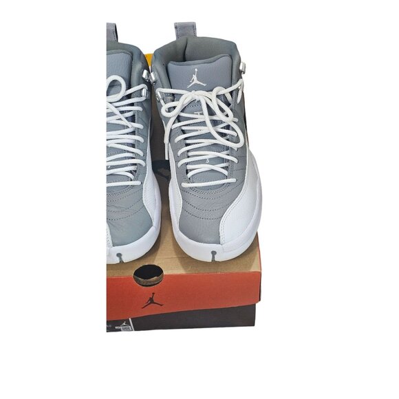 Air Jordan 12 Retro Sneakers Size 8 Mens White & Grey Basketball Shoes Durable - Picture 8 of 11